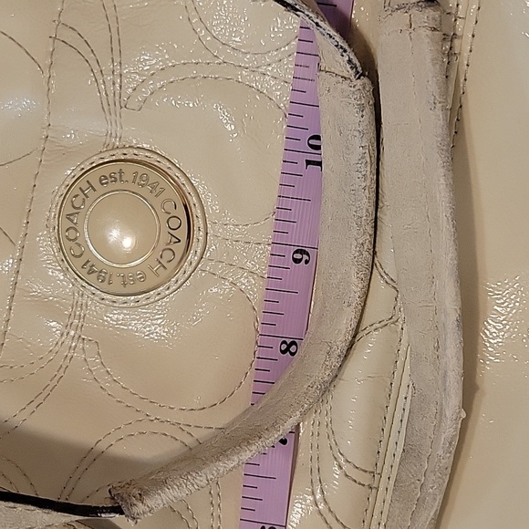 Coach Cream leather diaper bag - Picture 13 of 13